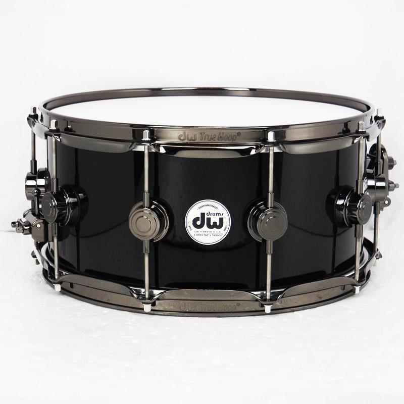 dw DR546514SSN302 [Collector's Hybrid Shell PurpleCore Maple Snare Drum 14&times;6.5 / Piano Black / Black Nickel Harare]｜イケベ楽器 イケシブ