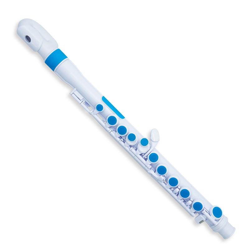 NUVO ヌーボ / N220JFBL プラスチック製 お子様向けフルート jFlute (White/Blue)｜イケベ楽器 イケシブ 14,995円