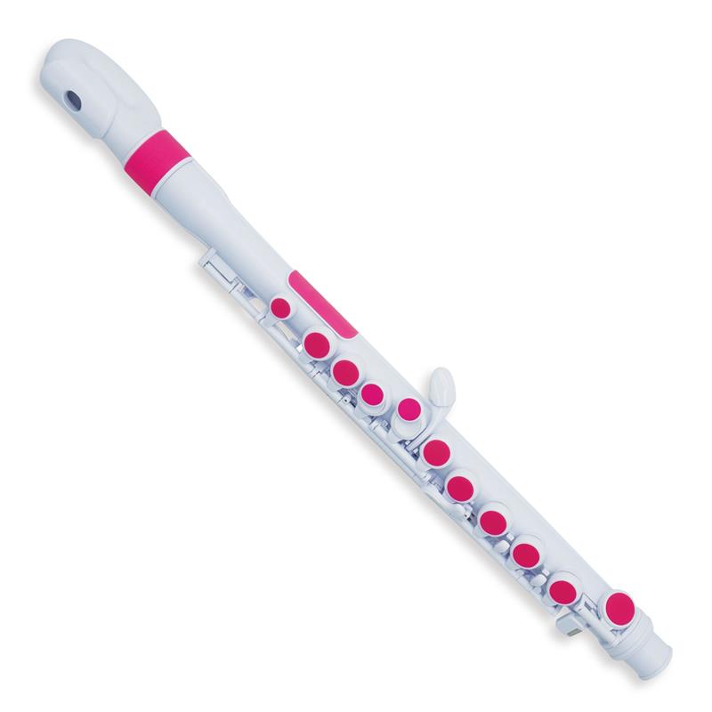 NUVO ヌーボ / N220JFPK プラスチック製 お子様向けフルート jFlute (White/Pink)｜イケベ楽器 イケシブ