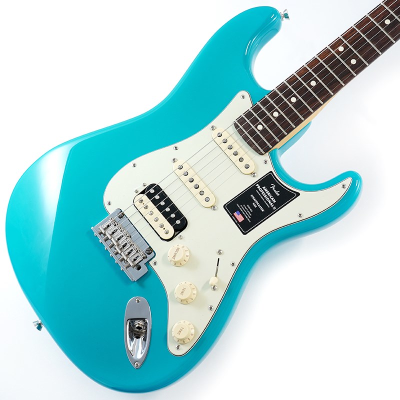 Fender USA American Professional II Stratocaster HSS (Miami Blue / Rosewood)