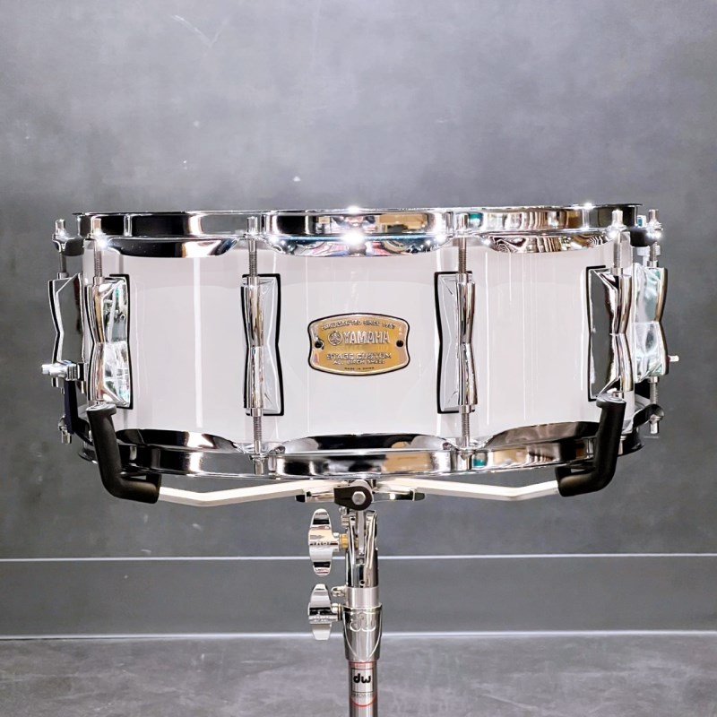 YAMAHA SBS1455 PW [Stage ピュアホワイト] Custom Birch Snare Drum