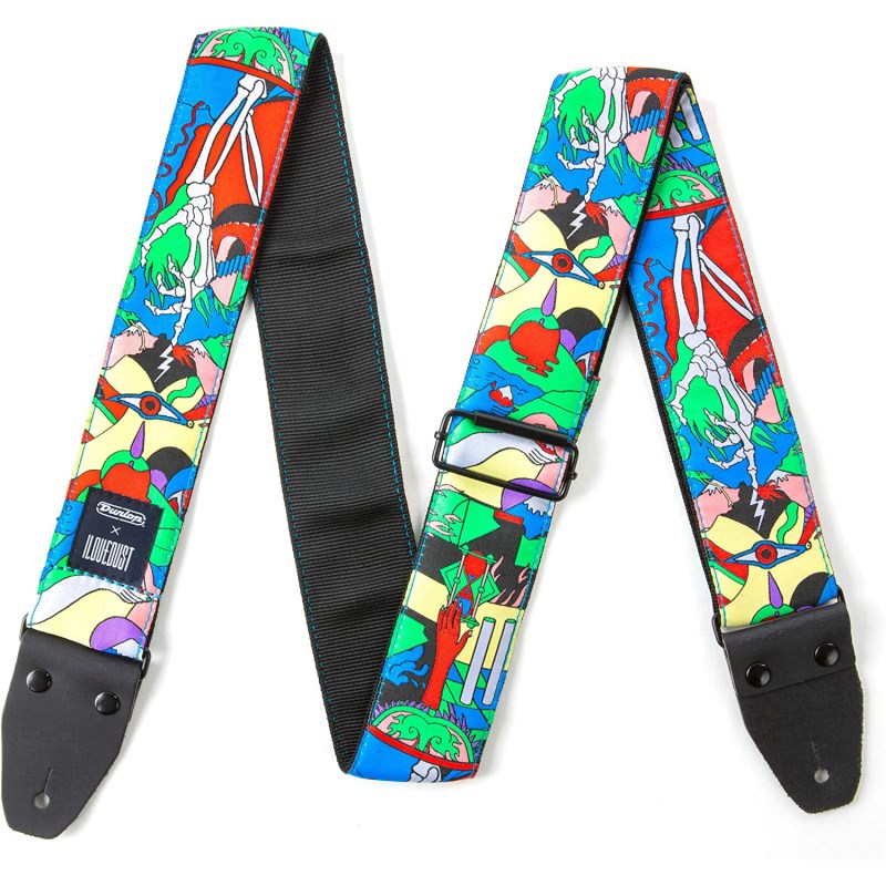 Dunlop (Jim Dunlop) 【春得セール】 I Love Dust Jacquard Straps Mountains (ILD09)
