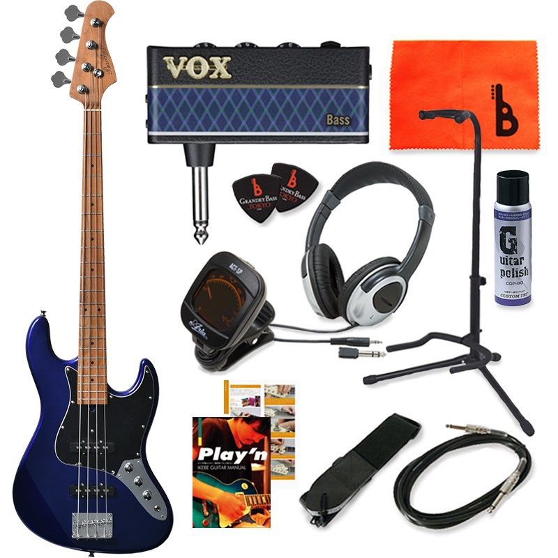 Bacchus WJB-1DX RSM/M (IPM) 【ベース初心者入門セット】 【値上げ前旧価格品】