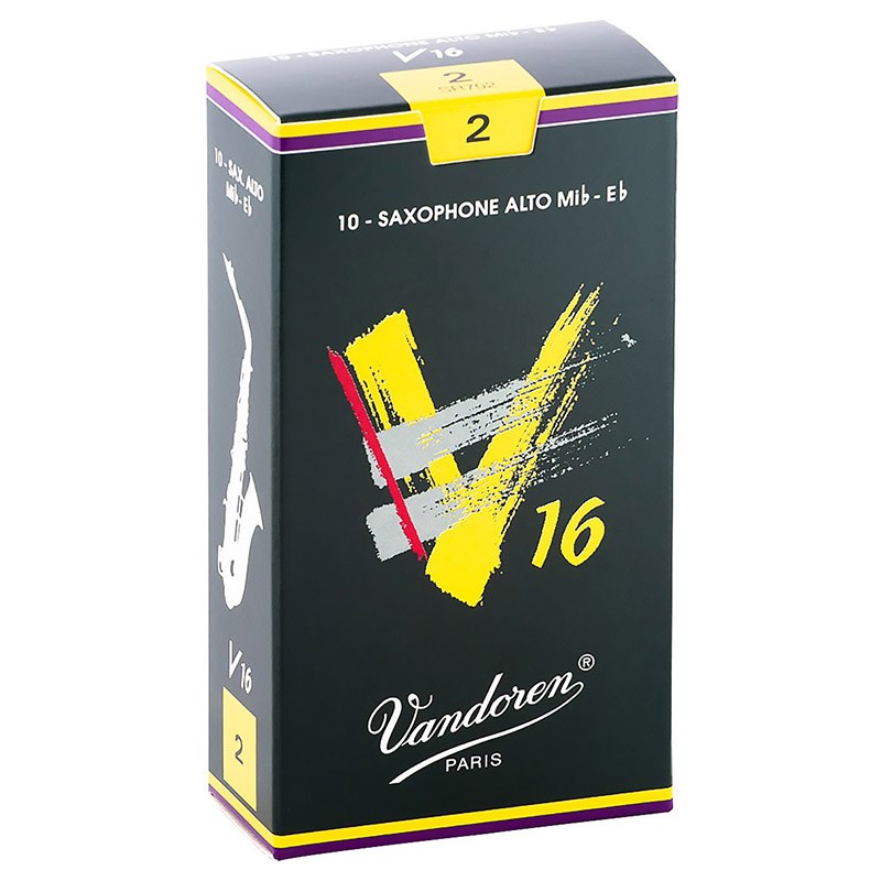 翌日配達 VANDOREN 《硬さ：2》アルトサックス用リード バンドレン V16 【宅配便発送】【正規輸入品】