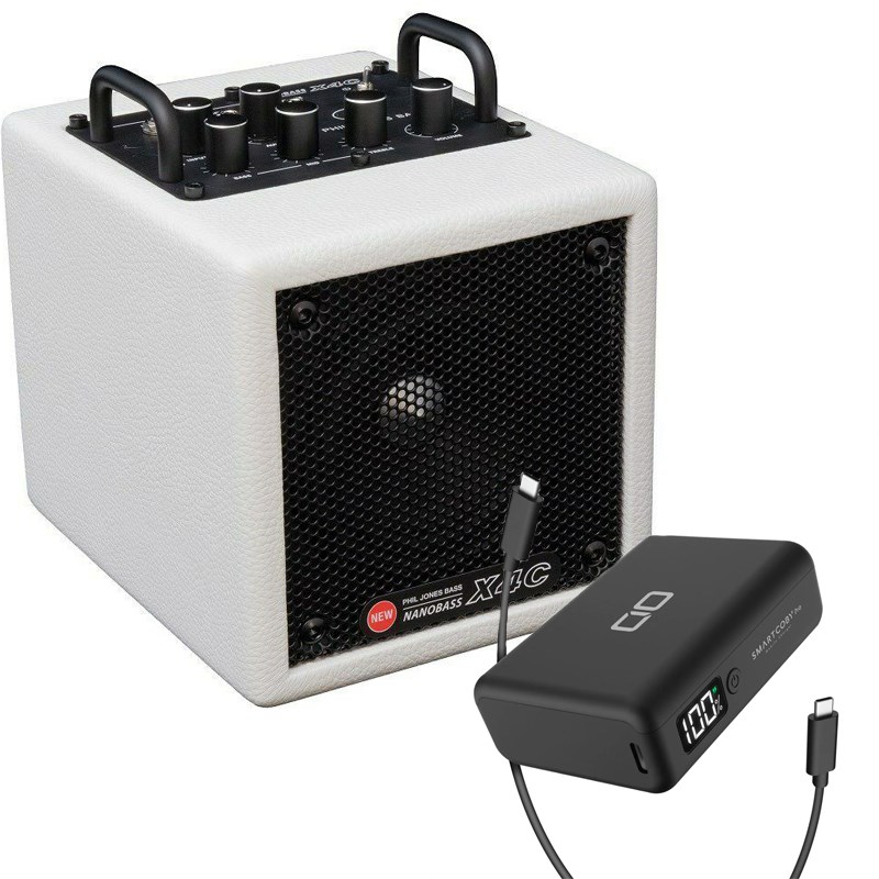 楽天市場】PJB（Phil Jones Bass） NANOBASS X4C (WHITE) w/CIO  