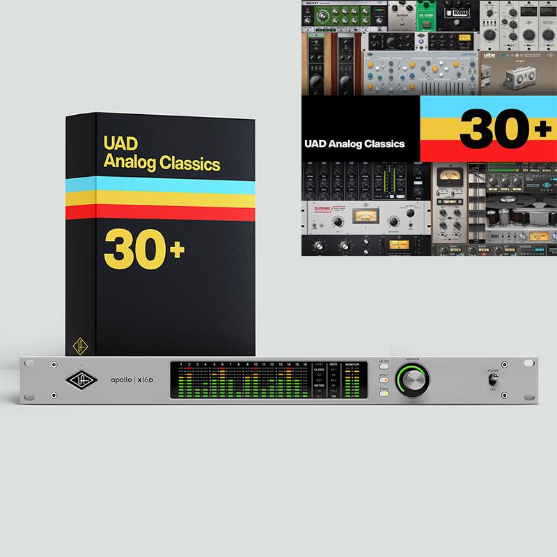 Universal Audio Apollo x16D Essentials+ Edition(Dante I/O搭載オーディオインターフェース)(Thunderboltオーディオインターフェイス)(ユニバーサルオーディオ)