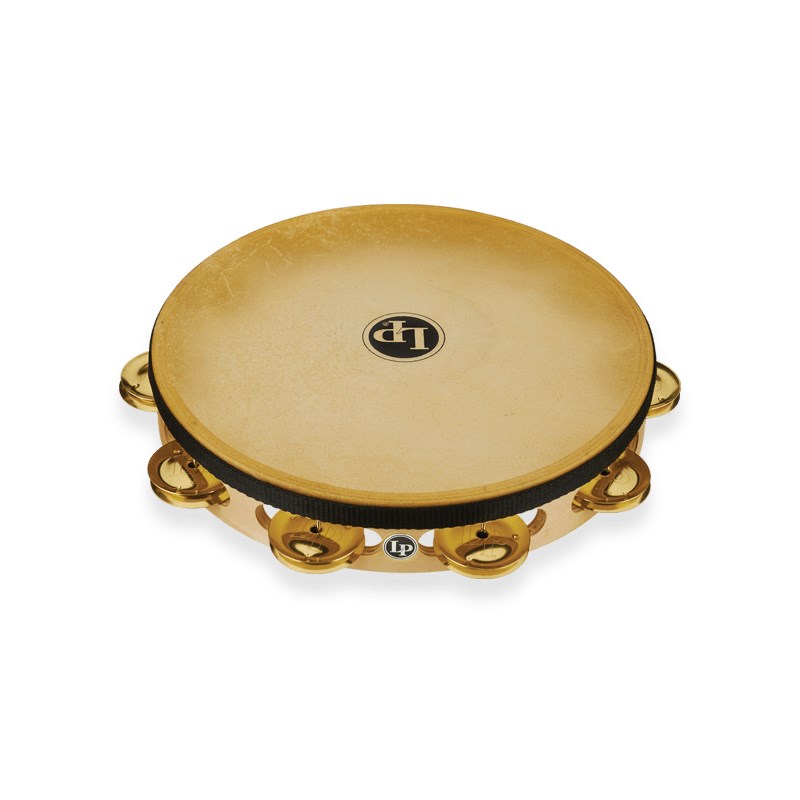 LP 383-BR [Pro Single Row Headed Tambourine 10 - Brass]【お取り寄せ品】｜イケベ楽器 イケシブ