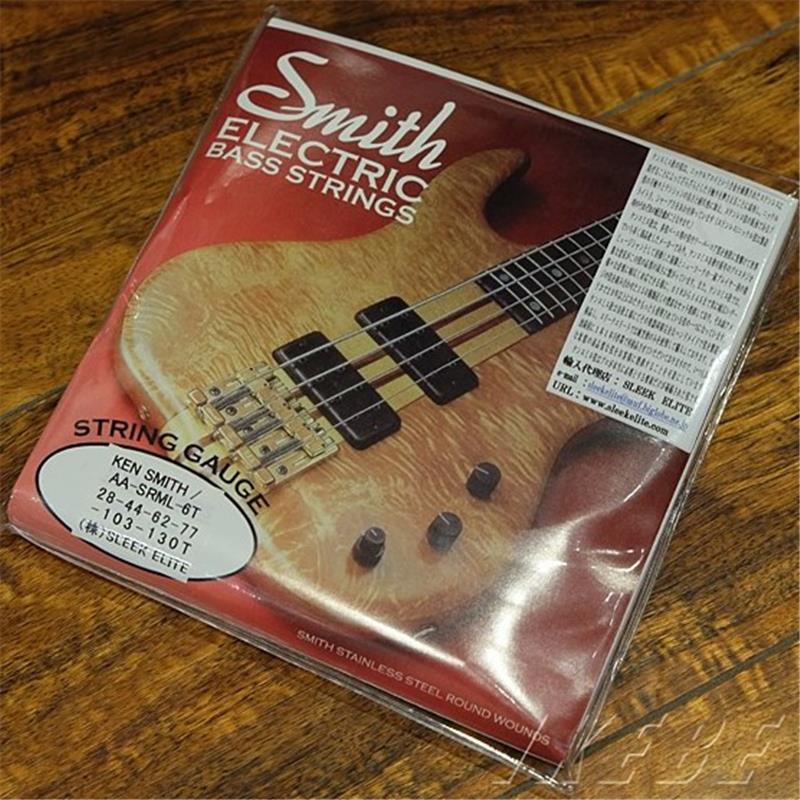 Ken Smith AA-SRML-6T/Slick Round-Medium Light【Stainless(Flat) 6st/.028-.130T】