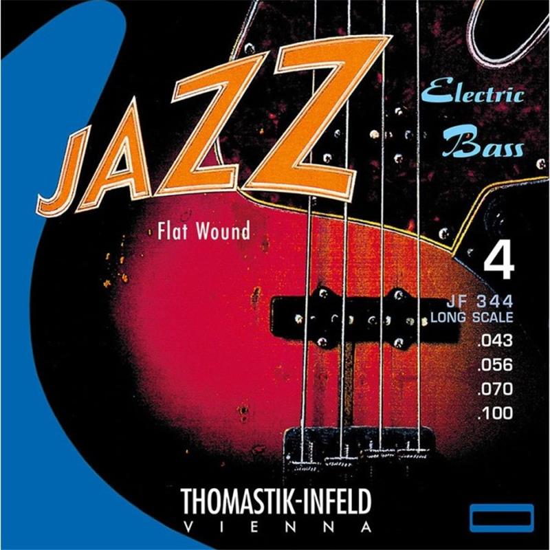 Thomastik-Infeld JF344 [Nickel Flat Wound Roundcore Bass Strings for Long Scale 34 inch 4-strings]