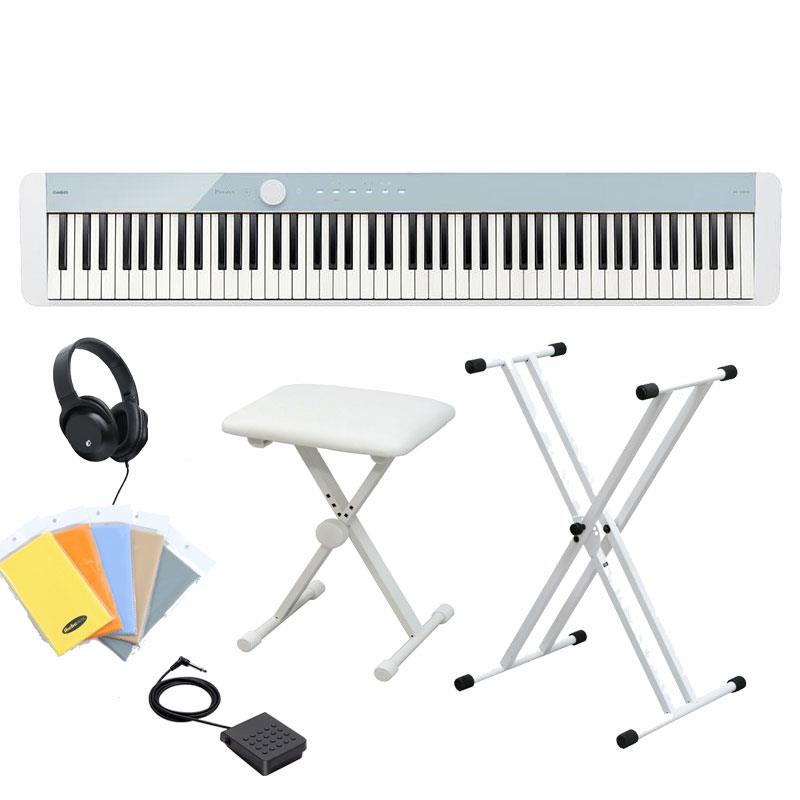CASIO PX-S1100CB （ホワイト＆カームブルー)【エントリーセット♪】Privia プリヴィア※配送事項要ご確認｜イケベ楽器 イケシブ