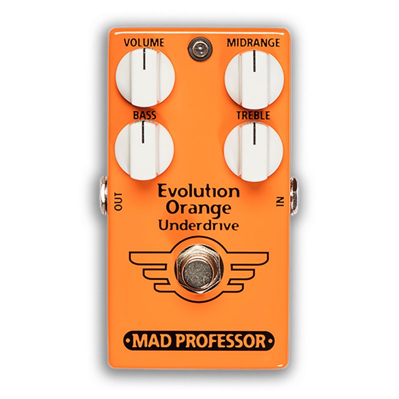 MAD PROFESSOR Evolution Orange Underdrive/FAC（マッドプロフェッサー）オーバードライブ｜イケベ楽器 イケシブ