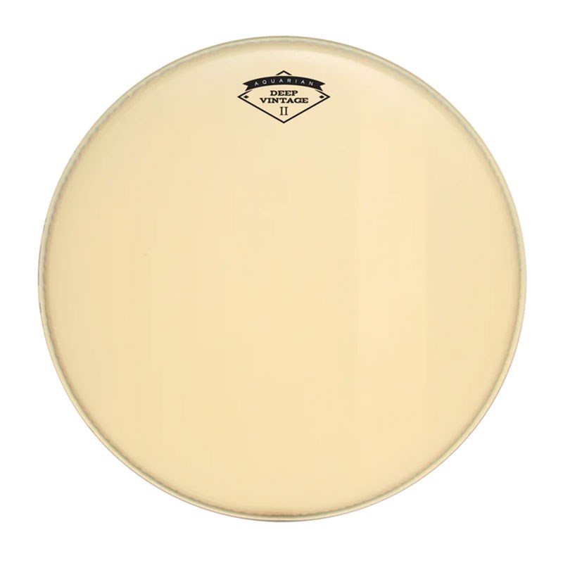 AQUARIAN DVII-18B [Deep Vinatge II / Coated 18 / Bass Drum]【2プライ/10mil+10mil】【お取り寄せ品】｜イケベ楽器 イケシブ