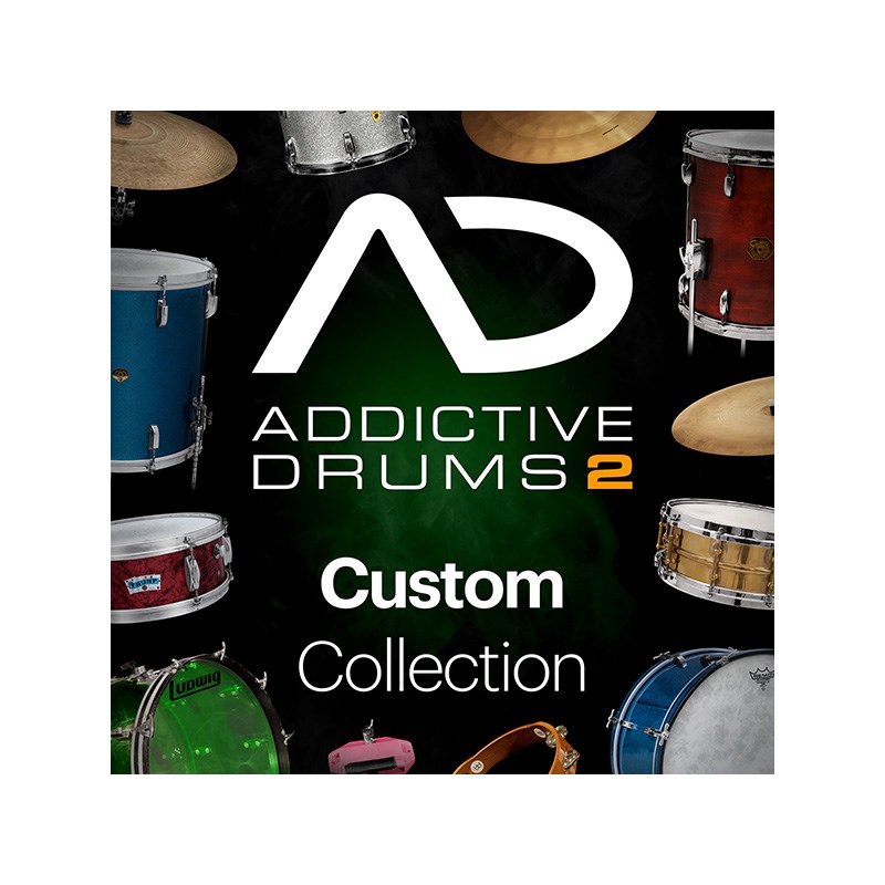 xlnaudio Addictive Drums 2: Custom Collection 【1シリアルのみ超特価】(代引不可)(オンライン納品)