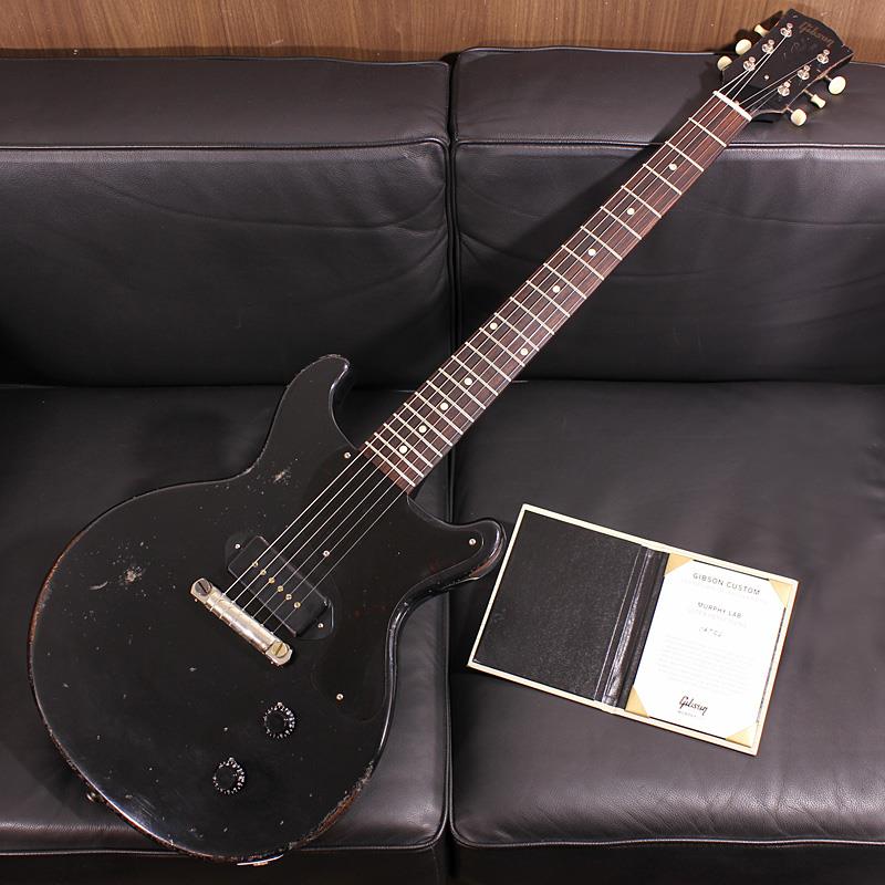 Gibson Murphy Lab 1960 Les Paul Junior Double Cut Reissue Ultra Heavy Aged Ebony SN. 04756 【 SUMMER FAIR】｜イケベ楽器 イケシブ