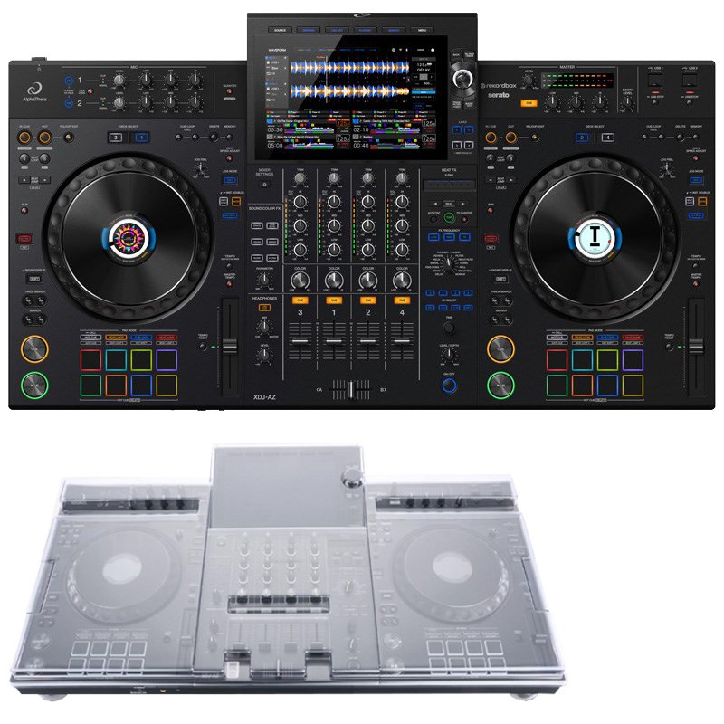 AlphaTheta XDJ-AZ + DECKSAVER 本体保護カバーSET 【Apple Music対応】【オールインワンDJシステム】【無償ダウンロード版rekordbox & serato DJ Pro対応】
