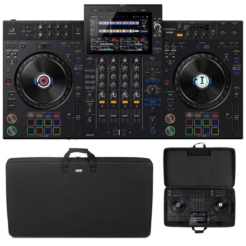 翌日配達 AlphaTheta XDJ-AZ + UDG U8330BL キャリングケースSET 【Apple Music対応】【オールインワンDJシステム】【無償ダウンロード版rekordbox & serato DJ Pro対応】