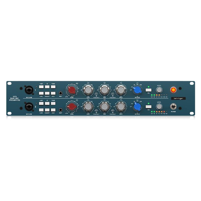 BEHRINGER 1273 (ベリンガー)(マイクプリアンプ)(2ch)(MIDAS製トランス)(3バンドEQ)|イケベ楽器 イケシブ
