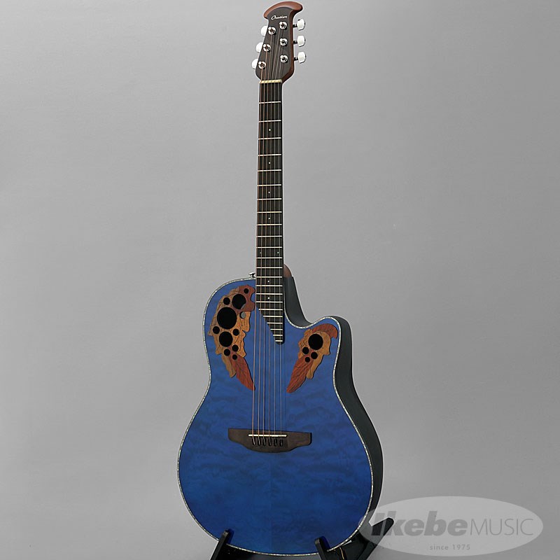 数々のアワードを受賞 Ovation Celebrity Elite Exotic Ce44p 8tq Blue Transparent Quilt Tento Promotion Com