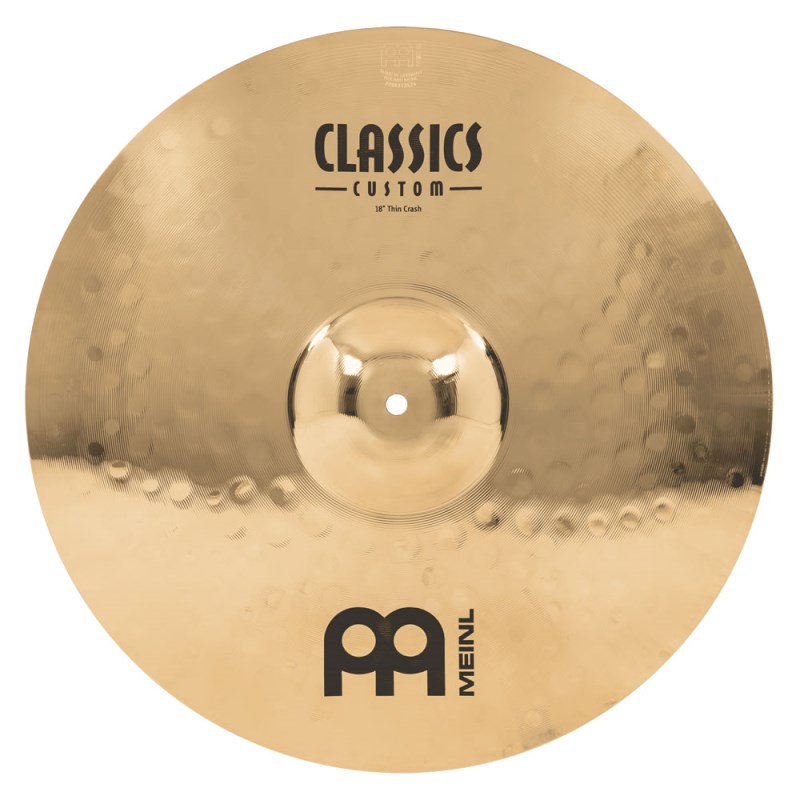 MEINL Classics Custom Brilliant Thin Crash 18 [CC18TC-B]｜イケベ楽器 イケシブ