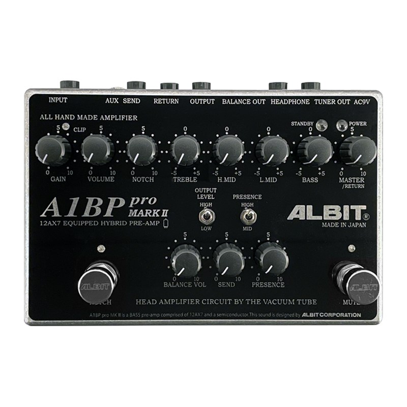 楽天市場】ALBIT A1992B pro Hand-made Tube preamp / D.I. : イケベ