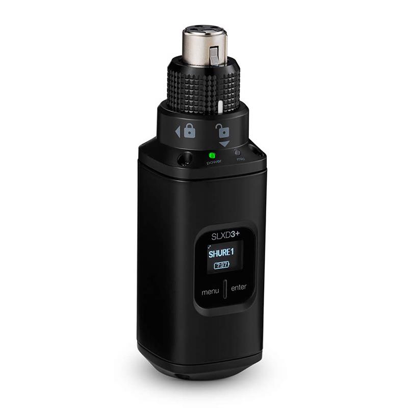 SHURE SLXD3+ (シュアー)(XLRコネクター対応ワイヤレスプラグオン送信機)(ワイヤレスシステム)(1ch)