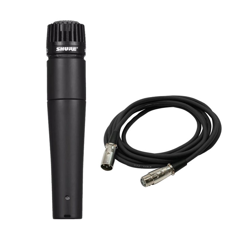 SHURE SM58 ダイナミックマイク ＋ CANARE製ケーブル（3m） SHURE SM57