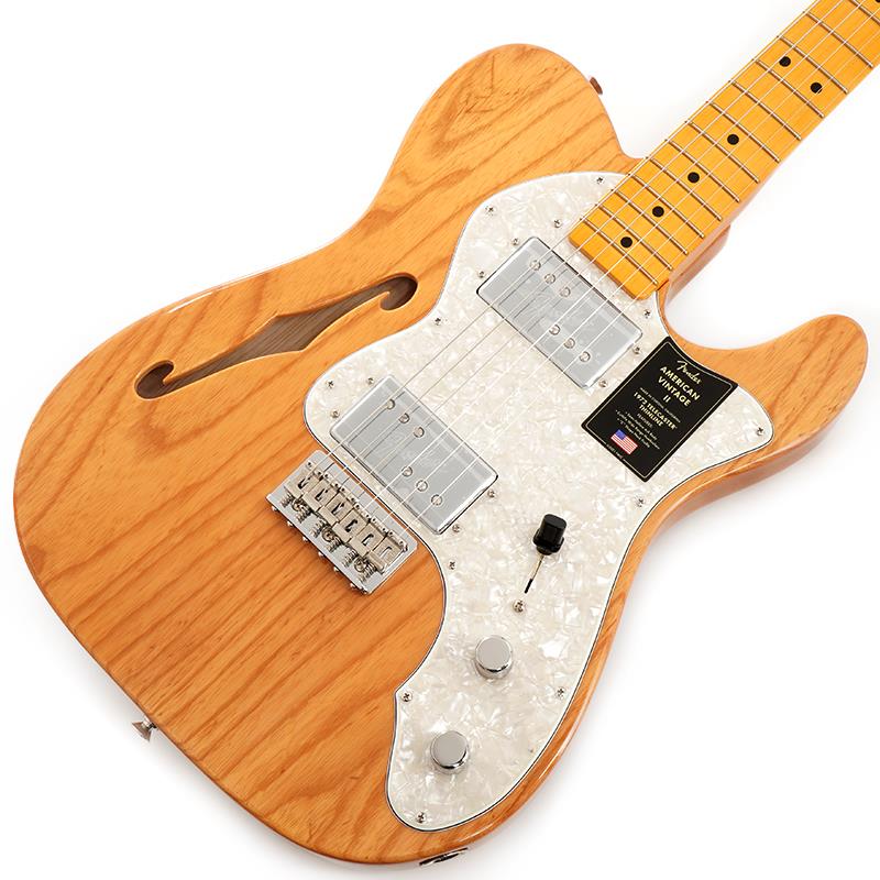 Fender USA American Vintage II 1972 Telecaster Thinline (Aged Natural/Maple)