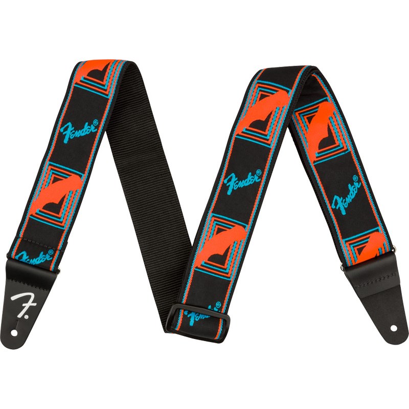 ストラップ m Fender® Monogram Leather Strap