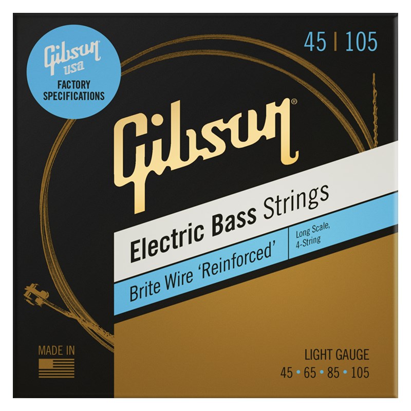 Gibson Brite Wire 'Reinforced' SBG-LSL 45-105 【爆売り！】