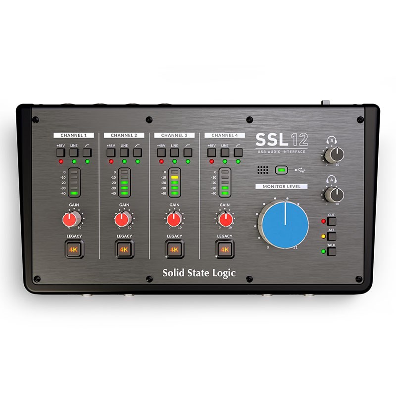 翌日配達 SSL(Solid State Logic) 【大決算セール】【旧価格在庫】SSL12(最大12in/8out USB 3.0 Type C)(SSL 12)(オーディオインターフェイス)(エスエスエル)(DTM)|イケベ楽器 イケシブ