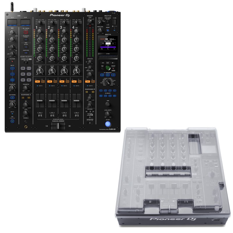 Pioneer DJ DJM-A9 + DECKSAEVR製 本体保護カバーSET 【4chプロフェッショナルDJミキサー】｜イケベ楽器 イケシブ