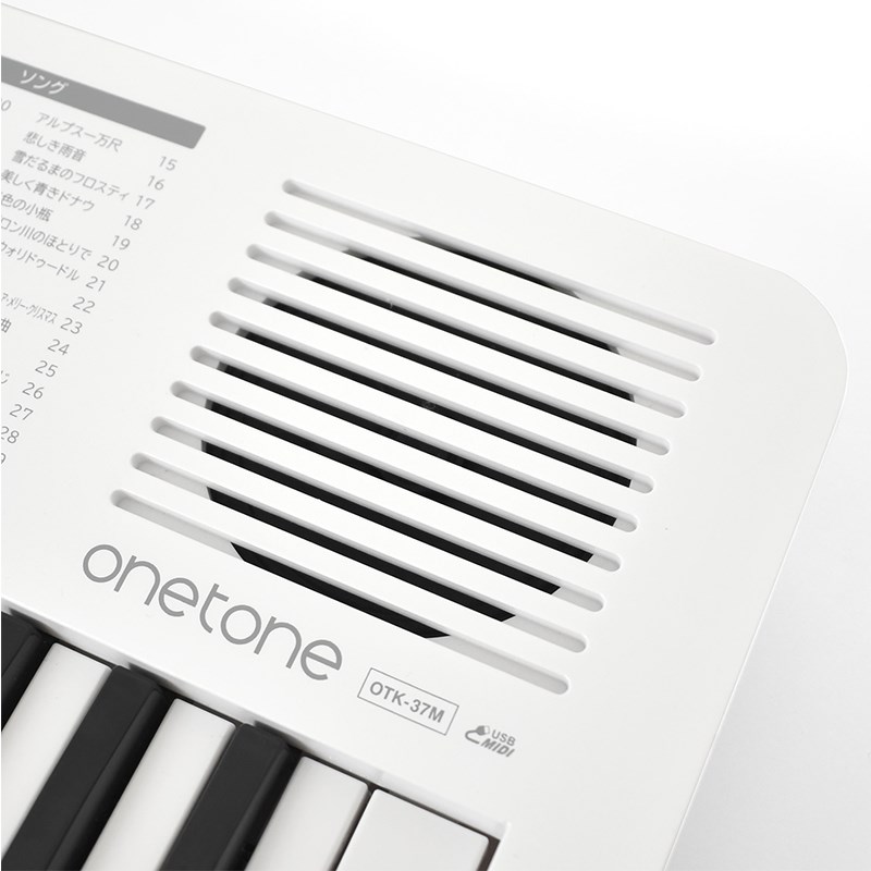 ONETONE ワントーン 電子キーボード ミニ☆37鍵盤 OTK-37M/WH