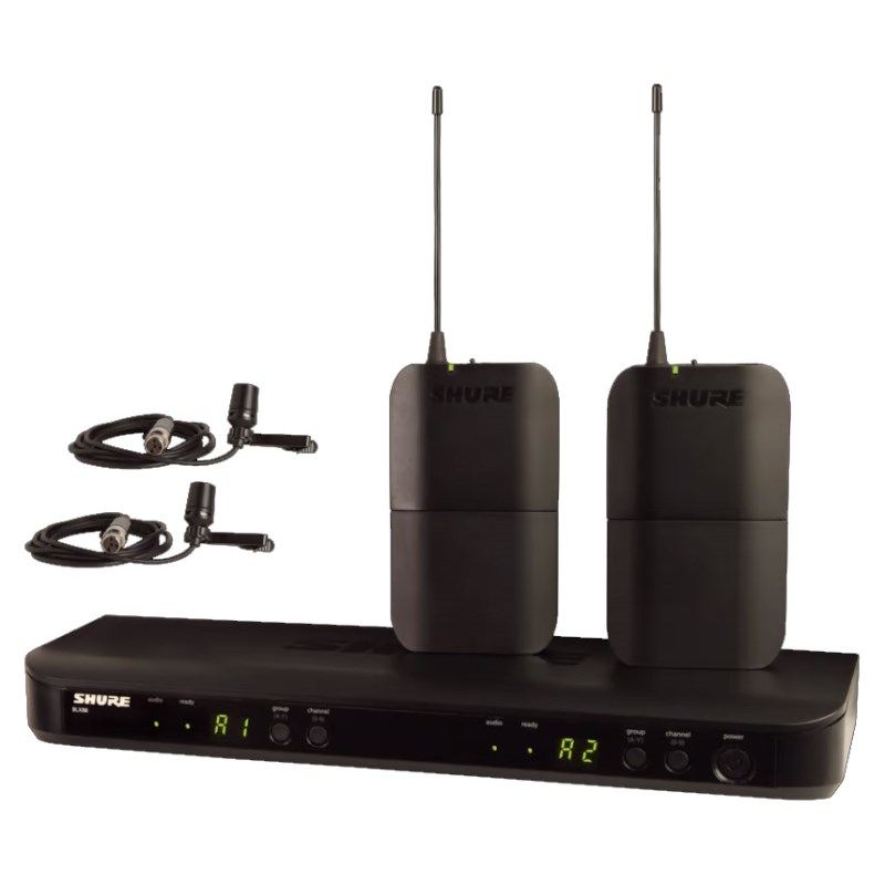 SHURE BLX188/CVL デュアルチャンネルラベリアワイヤレスシステム【お取寄商品・納期2～3ヶ月】