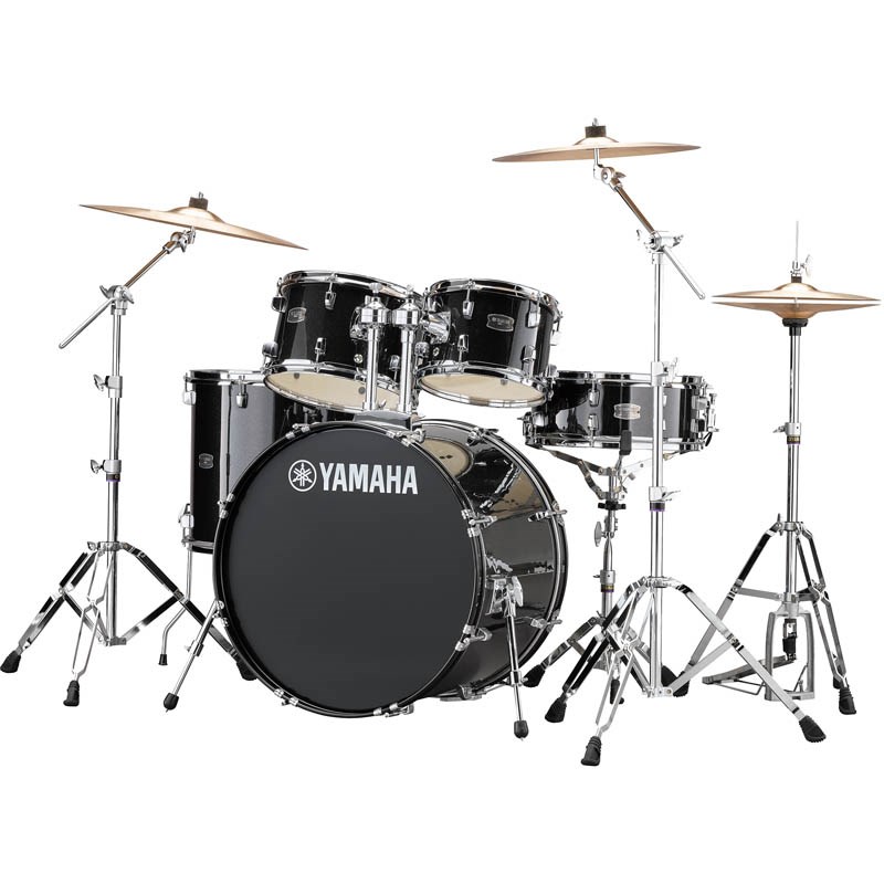 YAMAHA RDP2F5STD BLG [RYDEEN スタンダードセット / 22インチバスドラム / シェル + ハードウェア + スツール + ジルジャンシンバルセット / カラー：ブラックグリッター]｜イケベ楽器 イケシブ