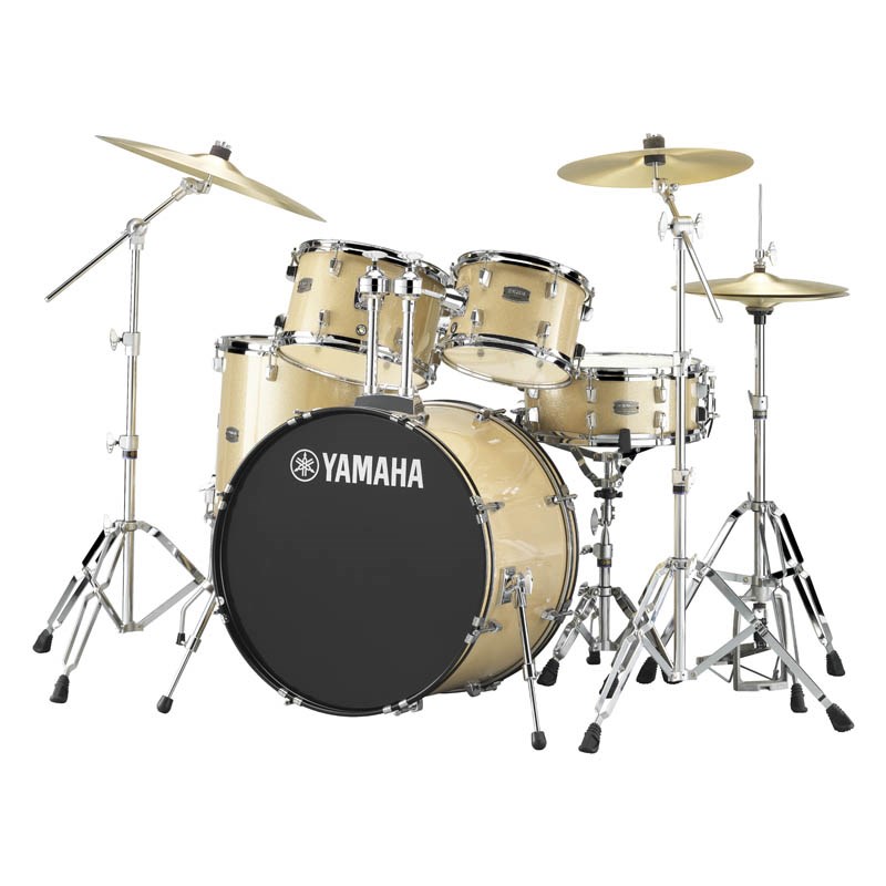YAMAHA RDP2F5STD CPG [RYDEEN スタンダードセット / 22インチバスドラム / シェル + ハードウェア + スツール + ジルジャンシンバルセット / カラー：シャンパングリッター]｜イケベ楽器 イケシブ