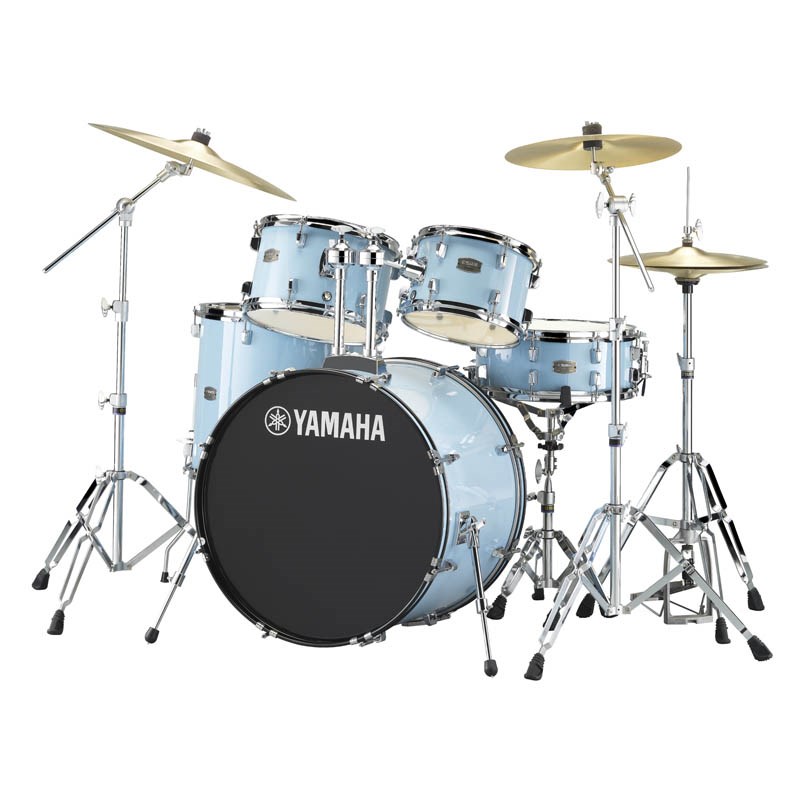 YAMAHA RDP2F5STD GPU [RYDEEN スタンダードセット / 22インチバスドラム / シェル + ハードウェア + スツール + ジルジャンシンバルセット / カラー：グロスペールブルー]｜イケベ楽器 イケシブ