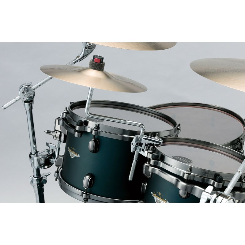 TAMA MC8 [フープグリップ クランプ] & ZCYEL [Z型ロッド シンバル用ロング]【タムにスプラッシュシンバルをセットアップ！】