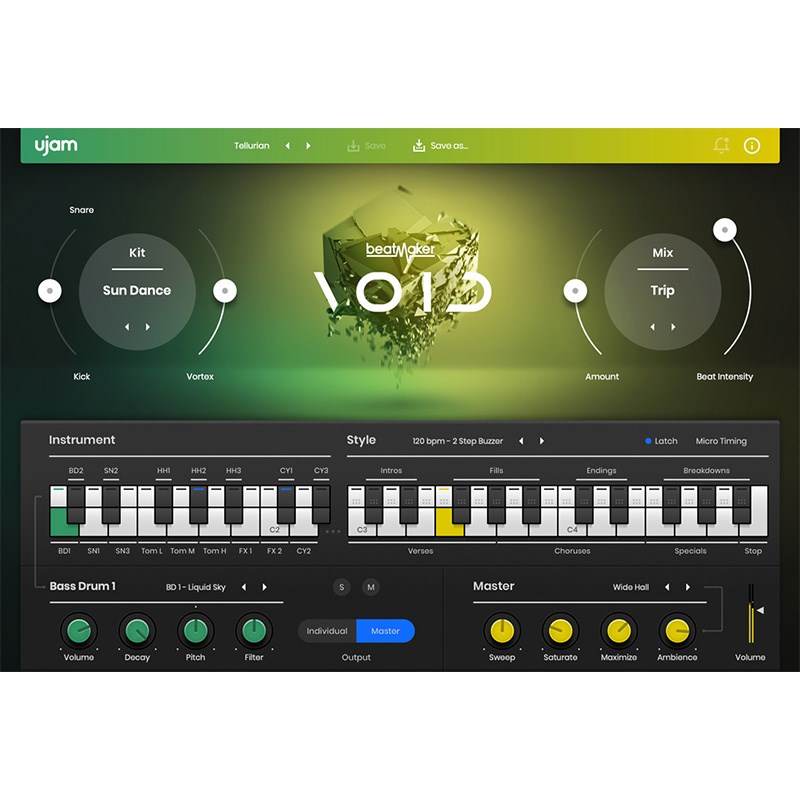 6370円 最大73%OFFクーポン UJAM Beatmaker Void オンライン納品専用 ※代金引換はご利用頂けません