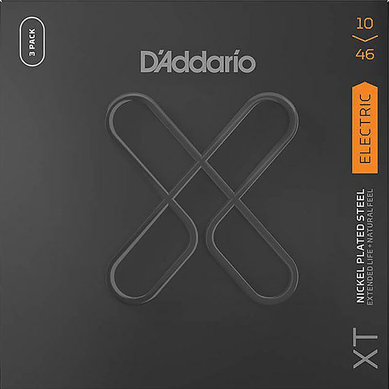 D'Addario XTE1046-3P XT Nickel Regular Light 3 Set Pack .010-.046 人気を誇る