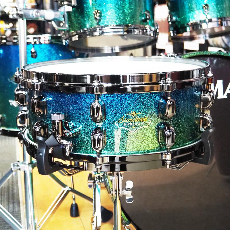 TAMA BS1455BN-ESS [Starclassic Bubinga 14 x 5.5 /Emerald Sea Sparkle Fade][Made in Japan]｜イケベ楽器 イケシブ