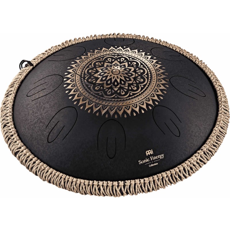 MEINL Sonic Energy Octave Steel Tongue Drums / Black Lasered Floral Design - D Kurd [OSTD1BKE] 45,144円
