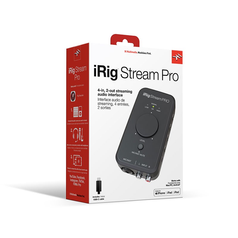 IK Multimedia iRig Stream Pro｜イケベ楽器 イケシブ