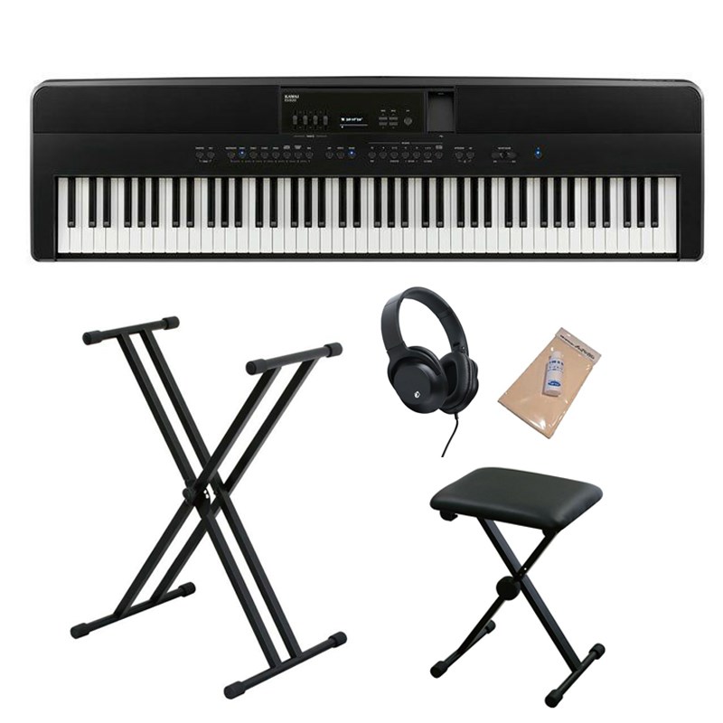 KAWAI ES920B（ブラック）+X型スタンド+X型イスセット【ヘッドホン付】【代引不可】【沖縄・離島送料別途見積】(電子ピアノ)｜イケベ楽器 イケシブ