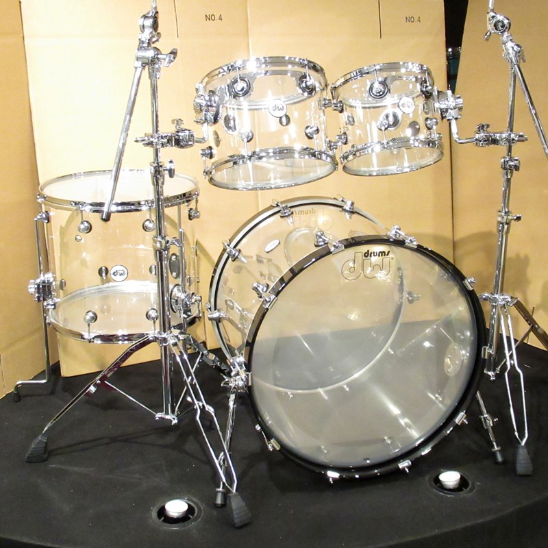 dw Design Series Acrylic 4pc Drum Kit [BD22，FT16，TT12&10]｜イケベ楽器 イケシブ