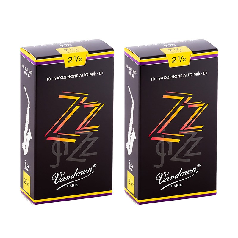 Vandoren サックスリード 2½ バリトン用 2箱セット 楽天市場】アルトサックス リード バンドレン 厚さ選べる2箱