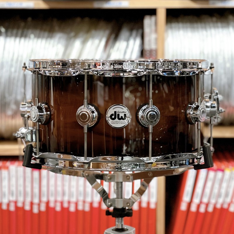 dw 【イケベ楽器店創業50周年記念モデル】DRX60714SSC532 [Collector's Pure Maple Old Style VLT Shell 14&times;7 / Lacquer Specialty Natural To Candy Black Burst Over Koa]｜イケベ楽器 イケシブ