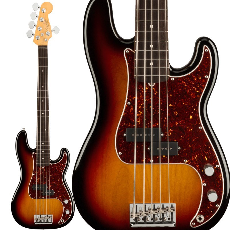 Fender USA American Professional II Precision Bass V (3-Color Sunburst/Rosewood)【生産完了品】｜イケベ楽器 イケシブ 155,650円