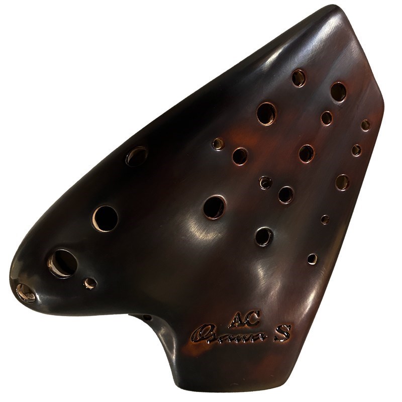 (Osawa)ダブルオカリナ　アルトC管 楽天市場】（Osawa／オオサワ） ダブル・オカリナ AC-DU2（漆