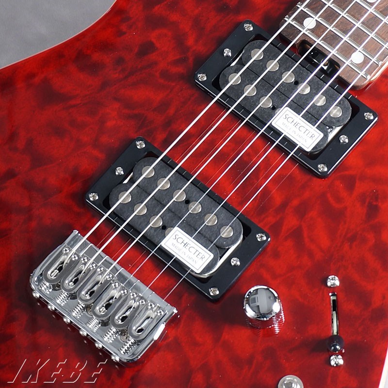 SCHECTER KR-24-2H-FXD (See-thru Red R) ギター・ベース