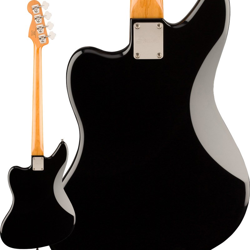 あす楽 Squier by Vibe Bass Jaguar (Black) Fender Classic ギター